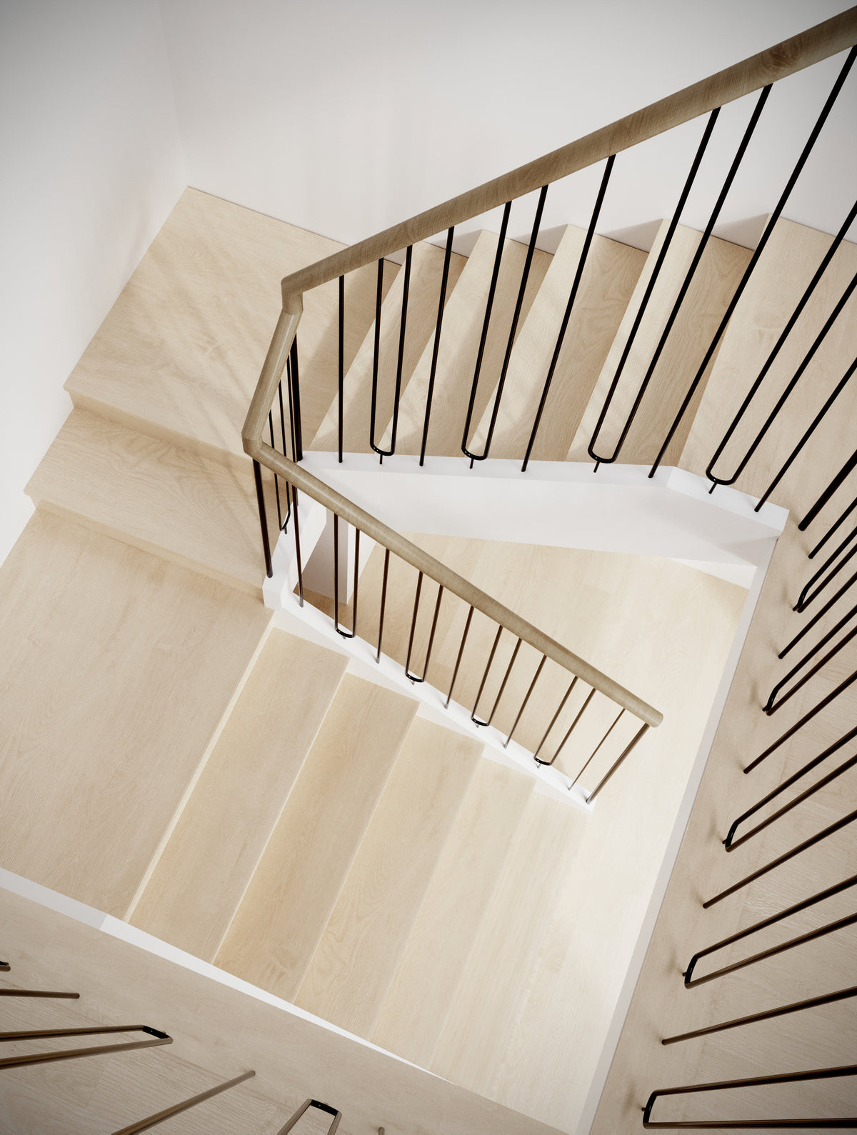 Steps With Riser Natural Oak Steps + Risers